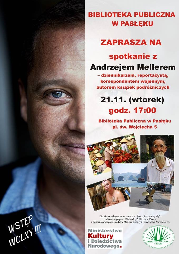Spotkanie z Andrzejem Mellerem w Pasłęku