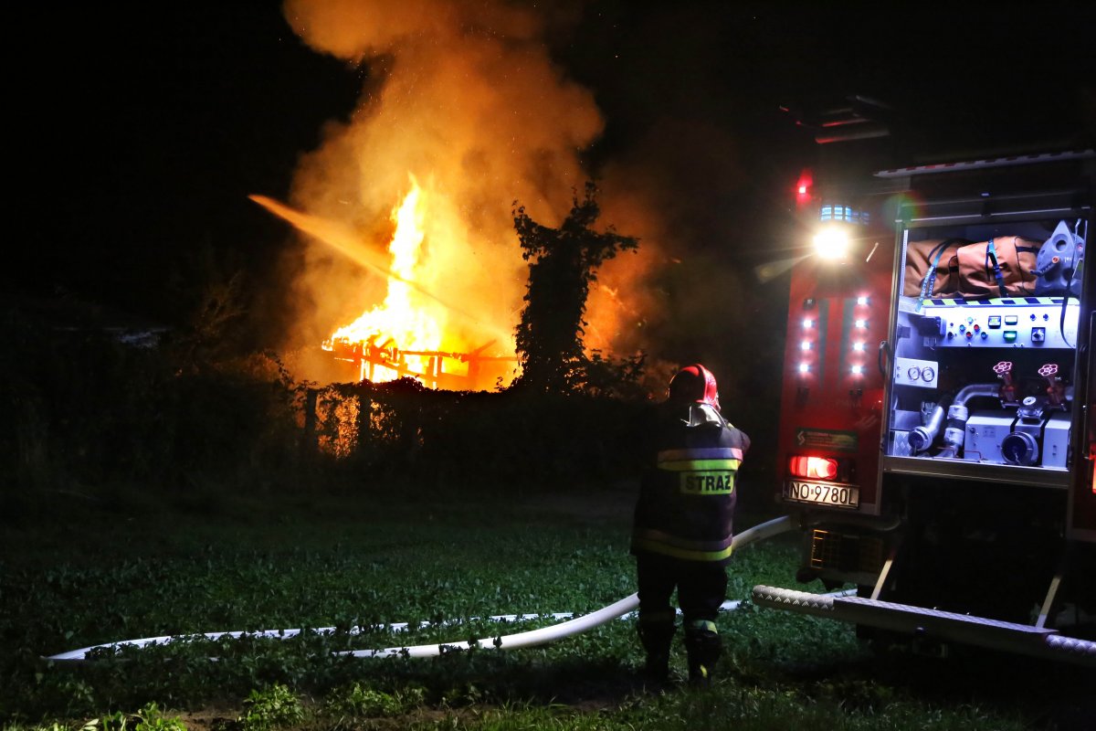 Żuławy Wiślane. Spłonął ponad 200-letni dom podcieniowy