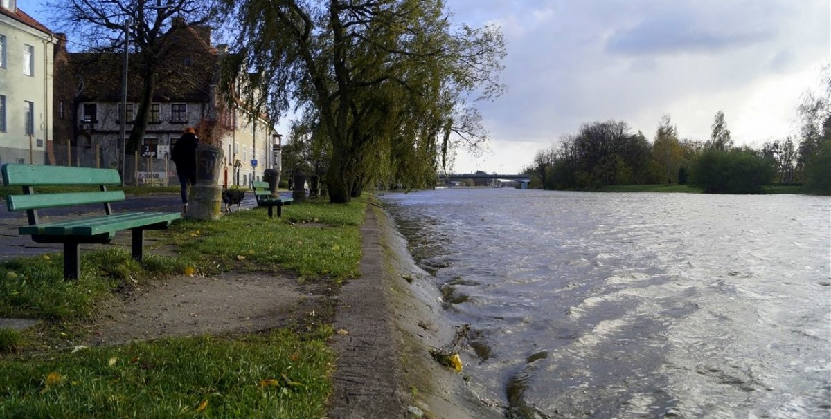 Przybywa wody w rzece Elbląg i w Kumieli [zdjęcia]
