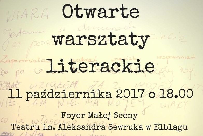 Bezpłatne warsztaty literackie
