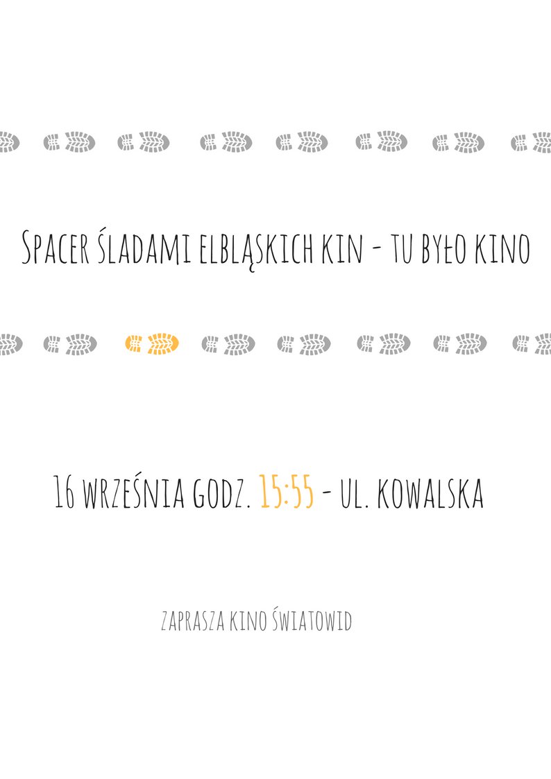 Spaceruj śladami elbląskich kin