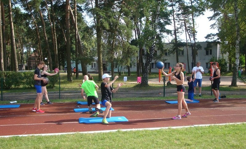 Sportowe wakacje lekkoatletów Truso [zdjęcia]
