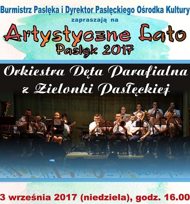 Koncert orkiestry z Zielonki Pasłęckiej