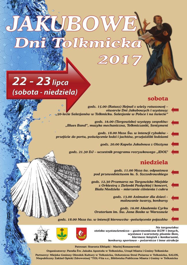 Tolkmicko zaprasza na Dni Jakubowe