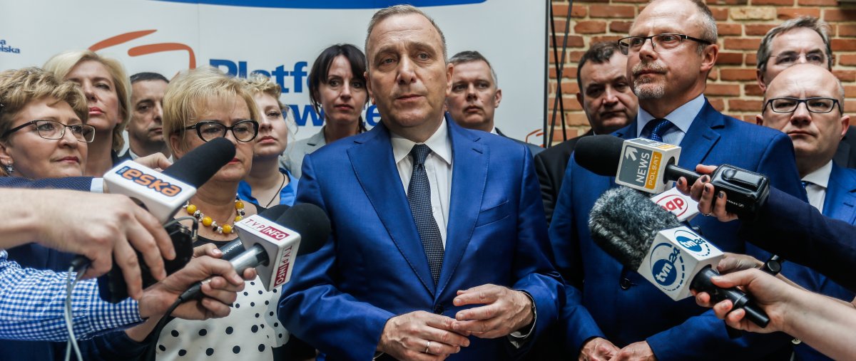 Grzegorz Schetyna w Elblągu