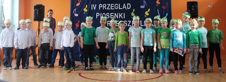 Rozśpiewane przedszkolaki w SP nr 14