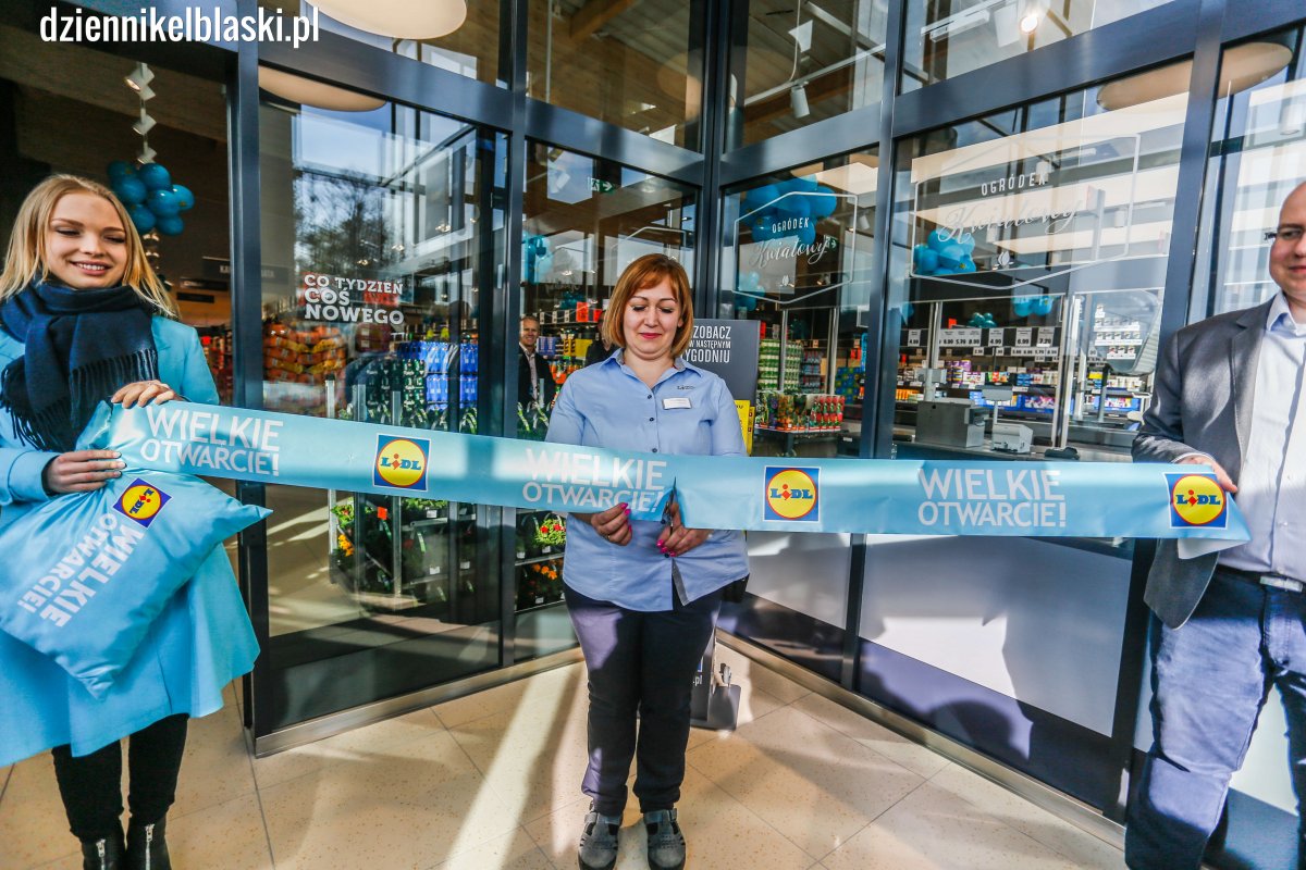 OTWARCIE TRZECIEGO SKLEPU LIDL W ELBLĄGU