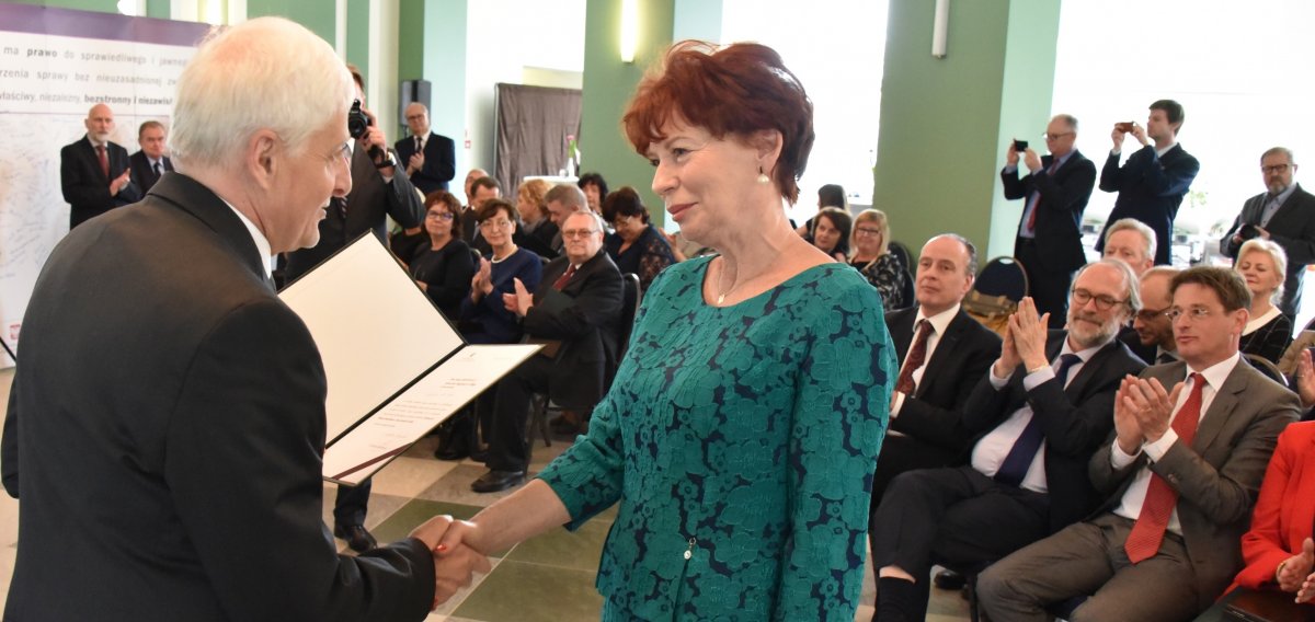 Elbląska sędzia z medalem „Zasłużony dla Wymiaru Sprawiedliwości