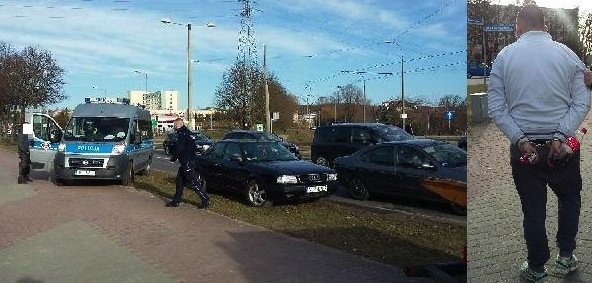 Skuteczna akcja elbląskiej policji. Zatrzymany za kradzież paliwa w kradzionym aucie