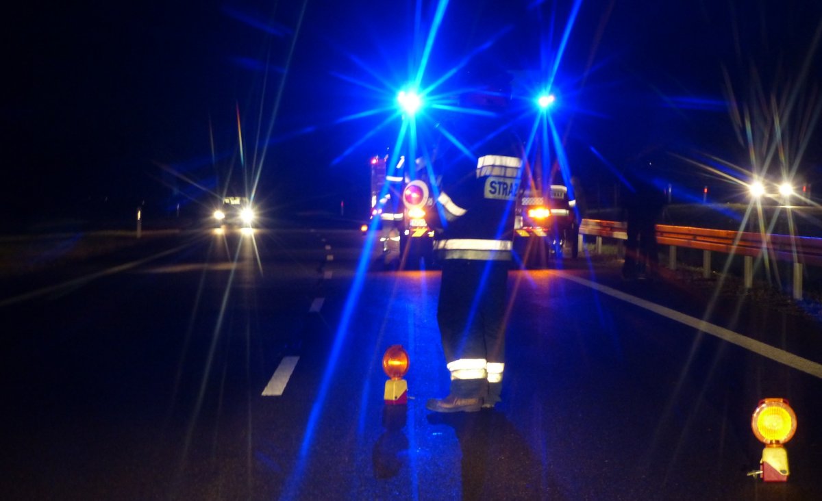 Śmiertelny wypadek na drodze Elbląg-Malbork. Objazd dla ciężarówek