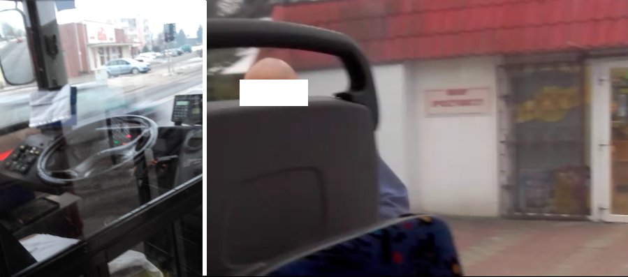 Kierowca zostawił autobus 