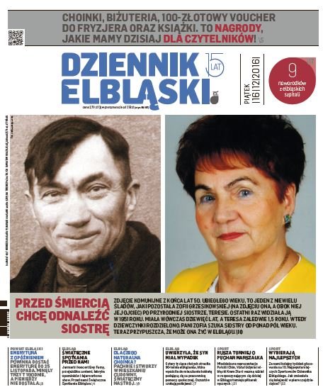 Siostry odnalazły się po 65 latach. Pomogła publikacja w Dzienniku Elbląskim