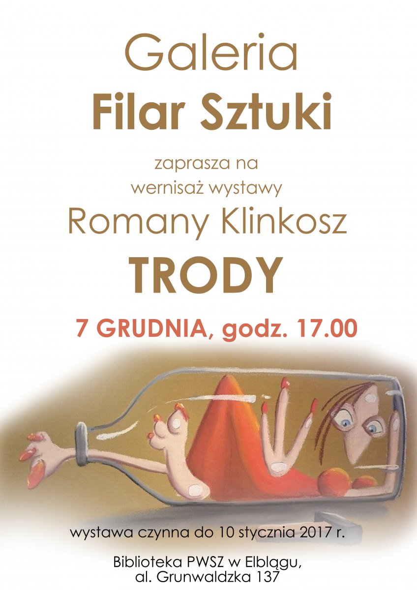 TRODY. Wernisaż wystawy Romany Klinkosz