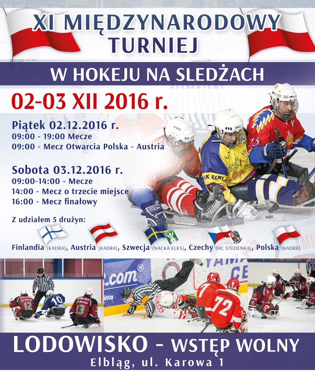 Atak zaprasza na Międzynarodowy Turnieju hokeja na sledżach