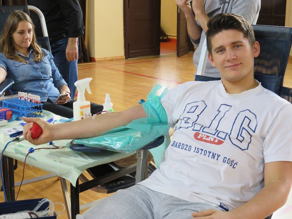 Oddali 19 litrów drogocennej krwi