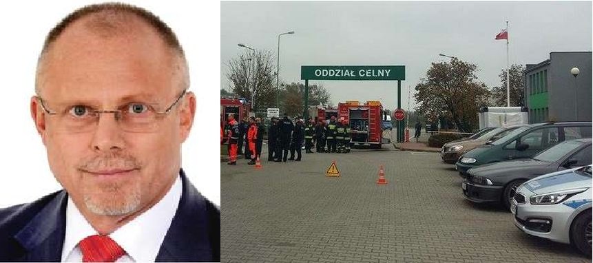 Poseł w obronie Urzędu Celnego w Elblągu. 