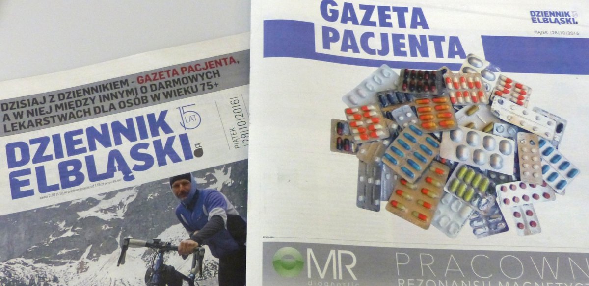 Dzisiaj z Dziennikiem Elbląskim - Gazeta Pacjenta