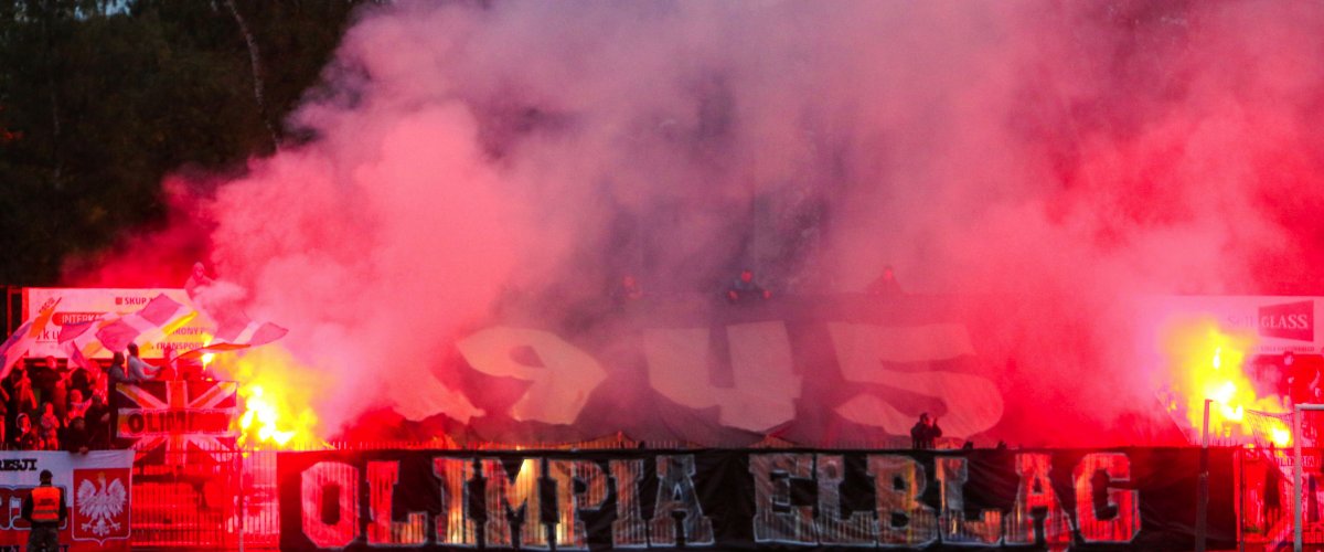 Olimpia Elbląg ukarana przez PZPN za zachowanie kibiców 