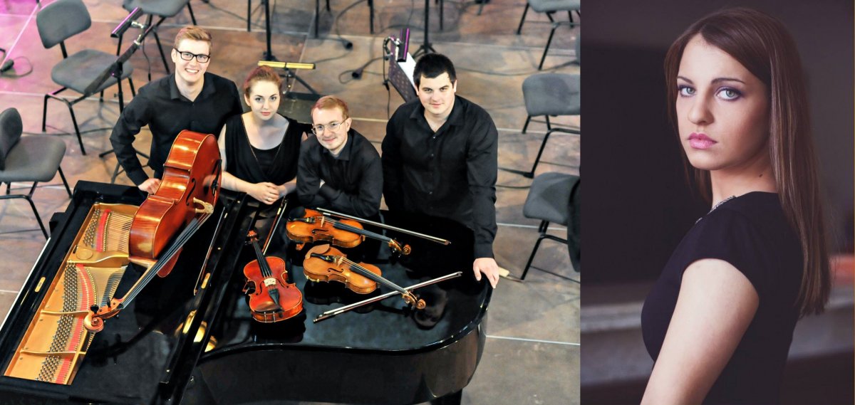 Koncert Kwartetu Smyczkowego Elbląskiej Orkiestry Kameralnej z solistką