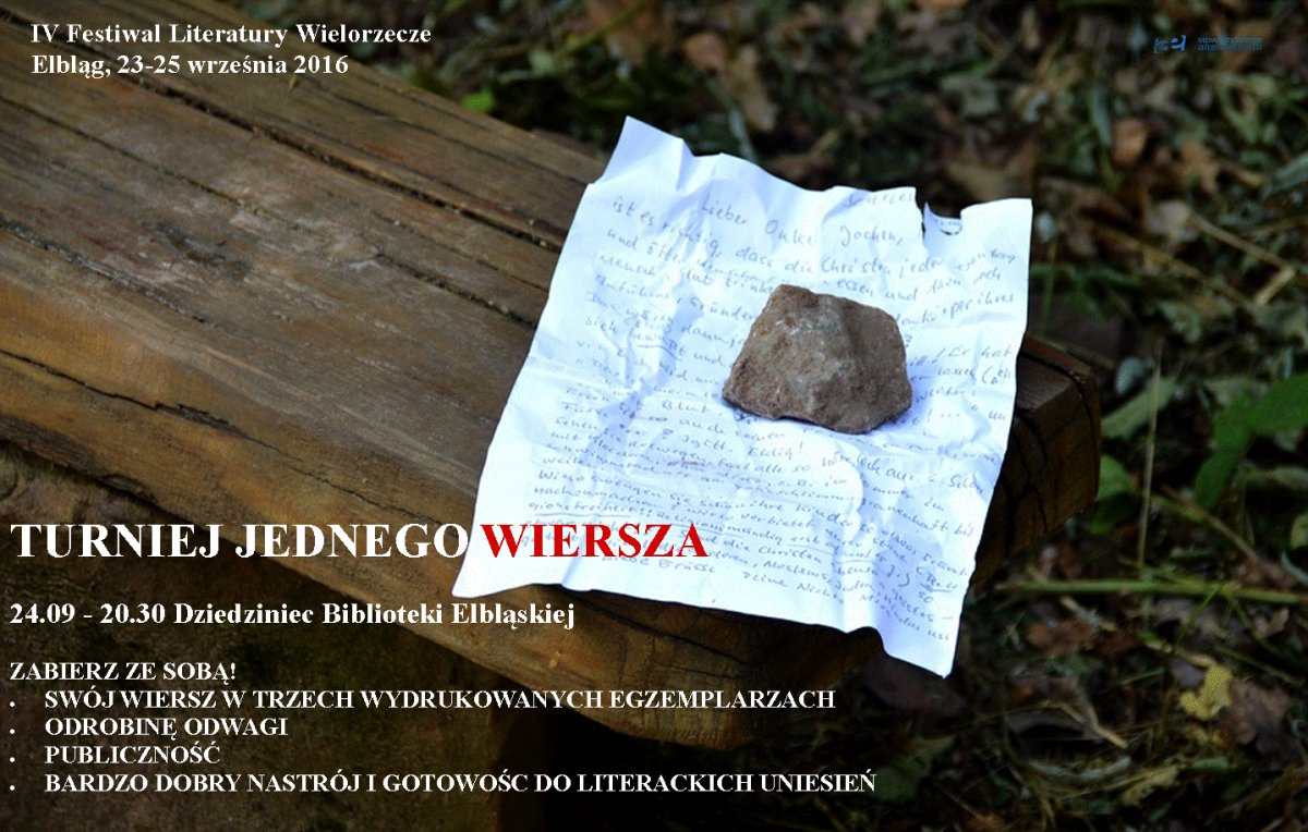 Biesiada poetycka. Zaprezentuj swój wiersz
