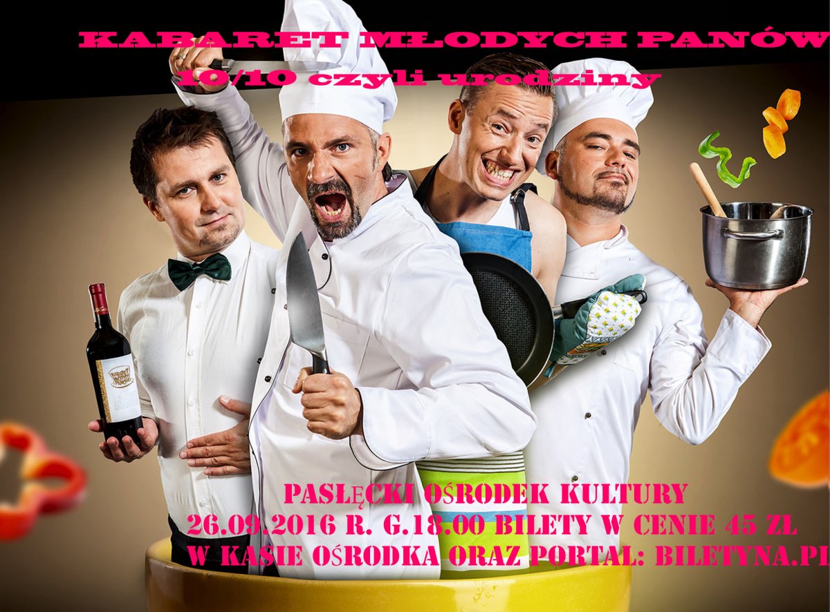 Kabaret Młodych Panów wkrótce w Pasłęku