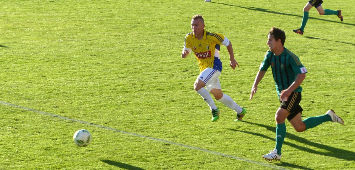 Olimpia Elbląg — Stal Stalowa Wola 1:1. Tak elblążanie stracili bramkę [filmy, zdjęcia]
