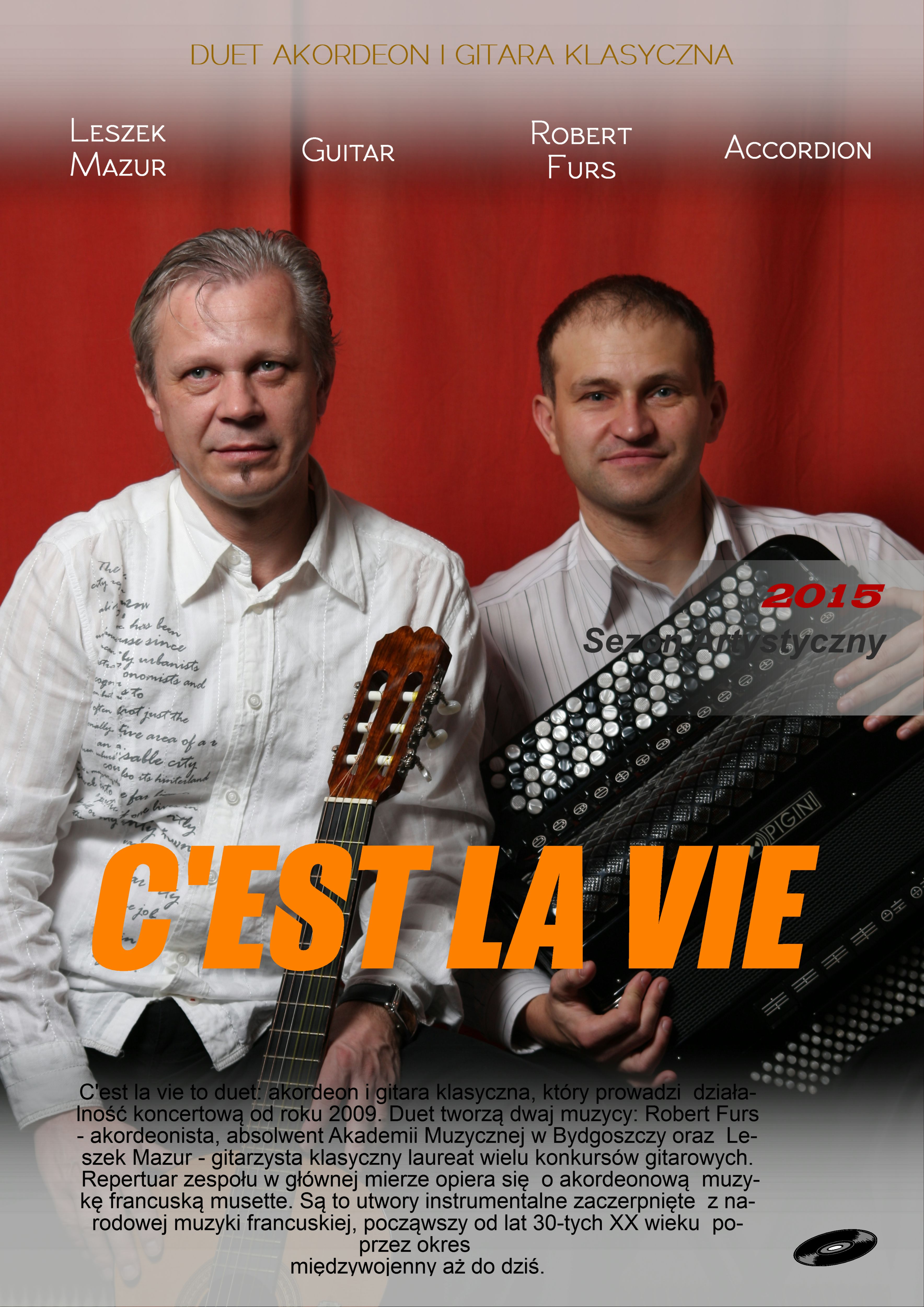 „C’est la Vie” - akordeon i gitara na zakończenie Letniego Salonu Muzycznego
