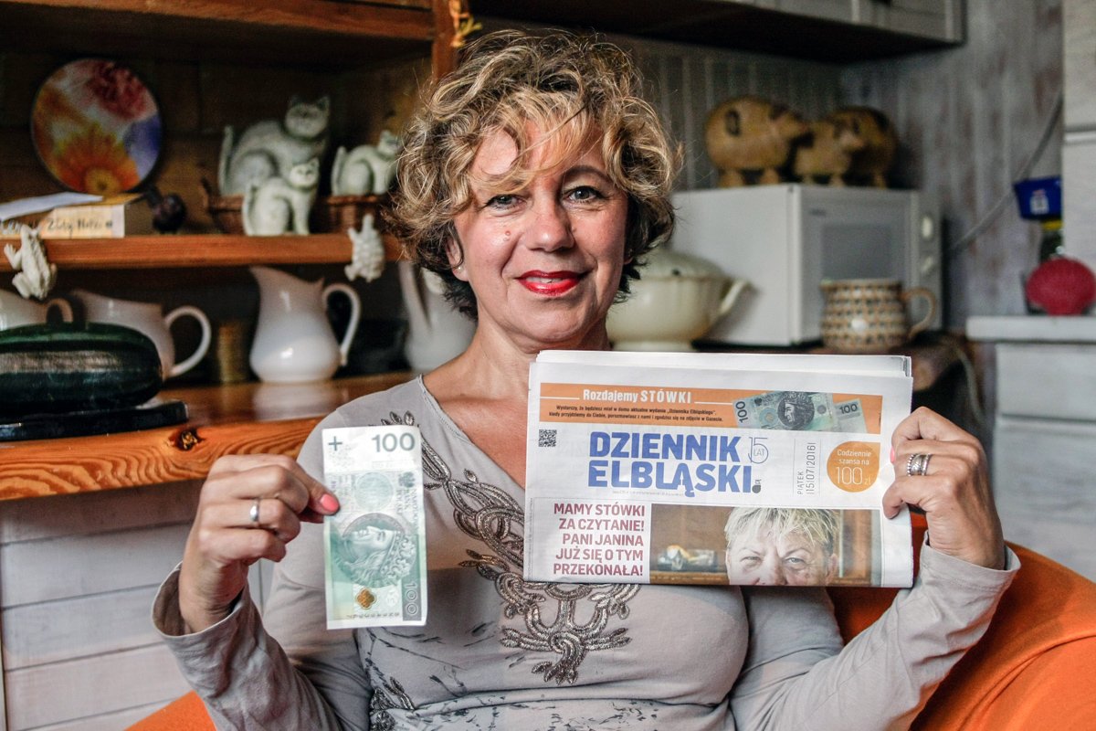 Rozdajemy stówki. Może w piątek odwiedzimy Ciebie?