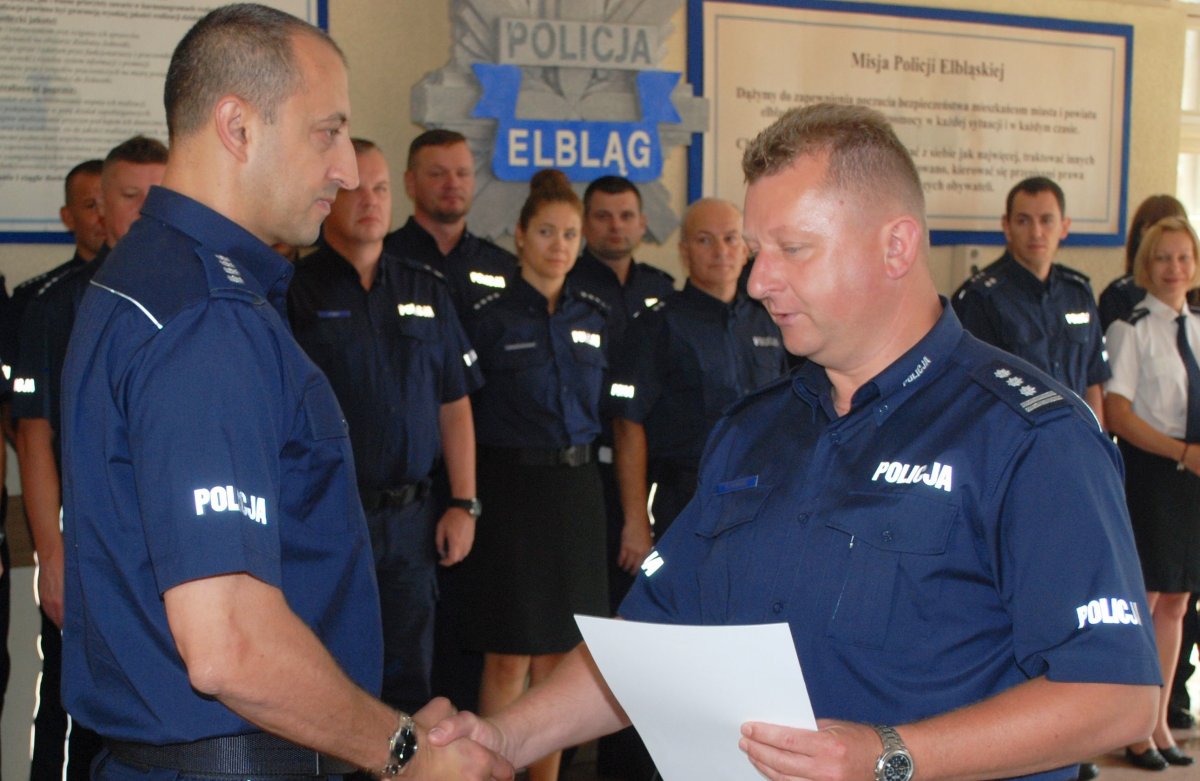 Marcin Grabowski nowym zastępcą komendanta policji w Elblągu