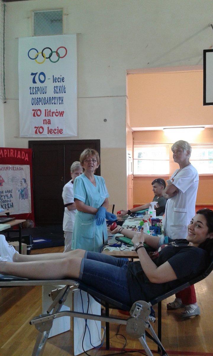 70 litrów na 70-lecie szkoły. To była szósta Wampiriada w 