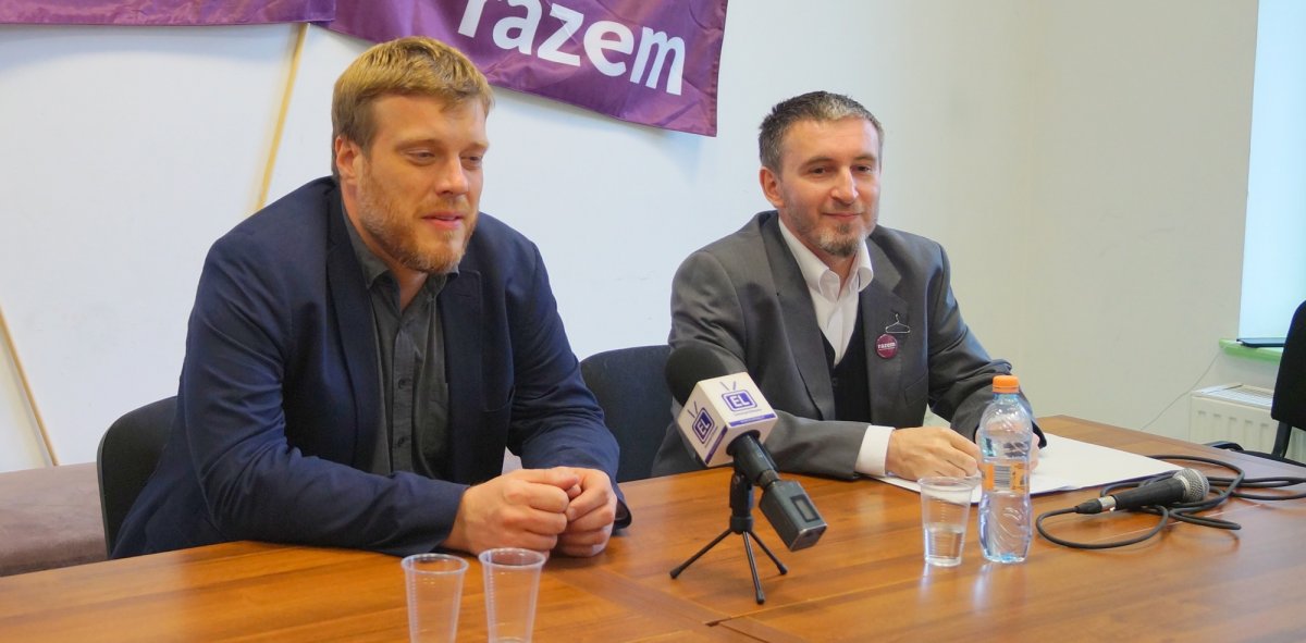 Elbląg odwiedził Adrian Zandberg 