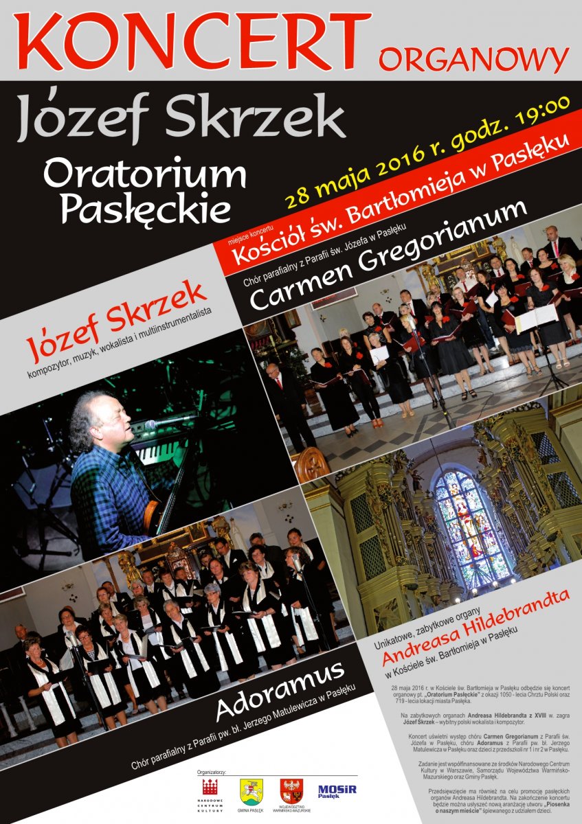 Oratorium Pasłęckie już 28 maja 