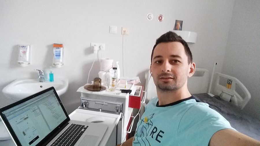 Nie chce, żeby się nad nim użalać. Pasłęczanin chce wygrać walkę o życie