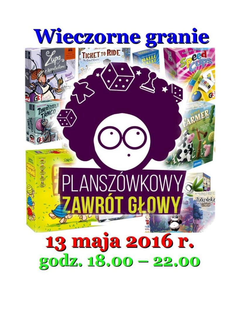 Wieczorne granie w planszówki