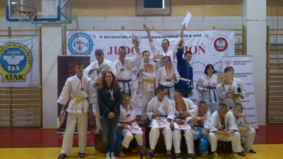 IKS ATAK na IV Mistrzostwach Polski Osób Niepełnosprawnych w Judo