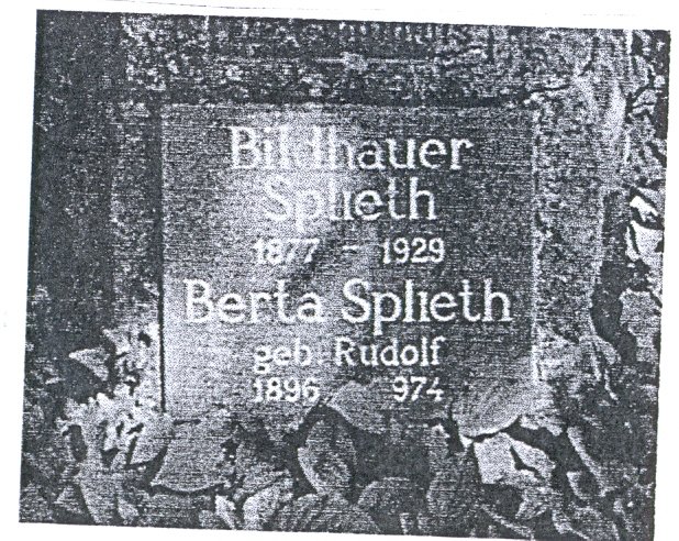 O rzeźbiarzu Heinrichu Splieth