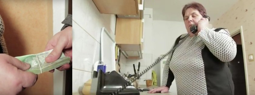 Ten film elbląskiej policji ma ostrzegać przed oszustwami na tzw. wnuczka [film]