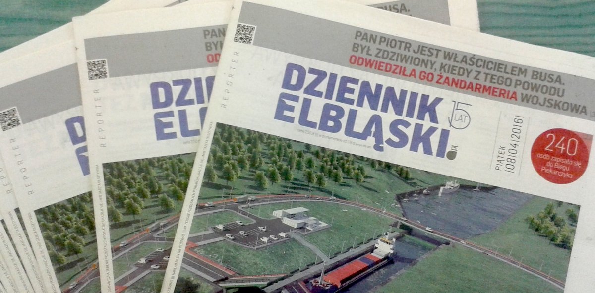 Same wiadomości z Elbląga i okolic. Co w piątkowym Dzienniku Elbląskim?