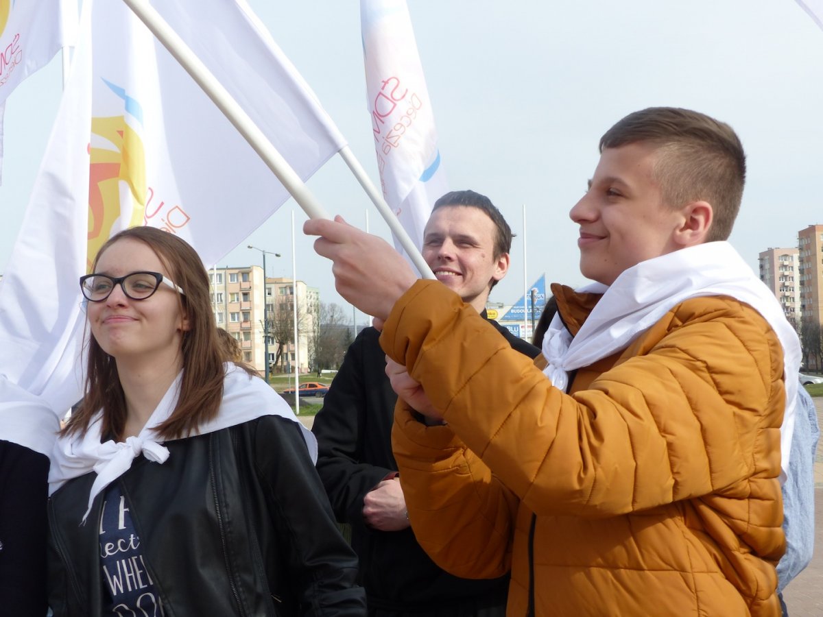 Wspólnie zatańczyli Belgijkę na Placu Jagiellończyka