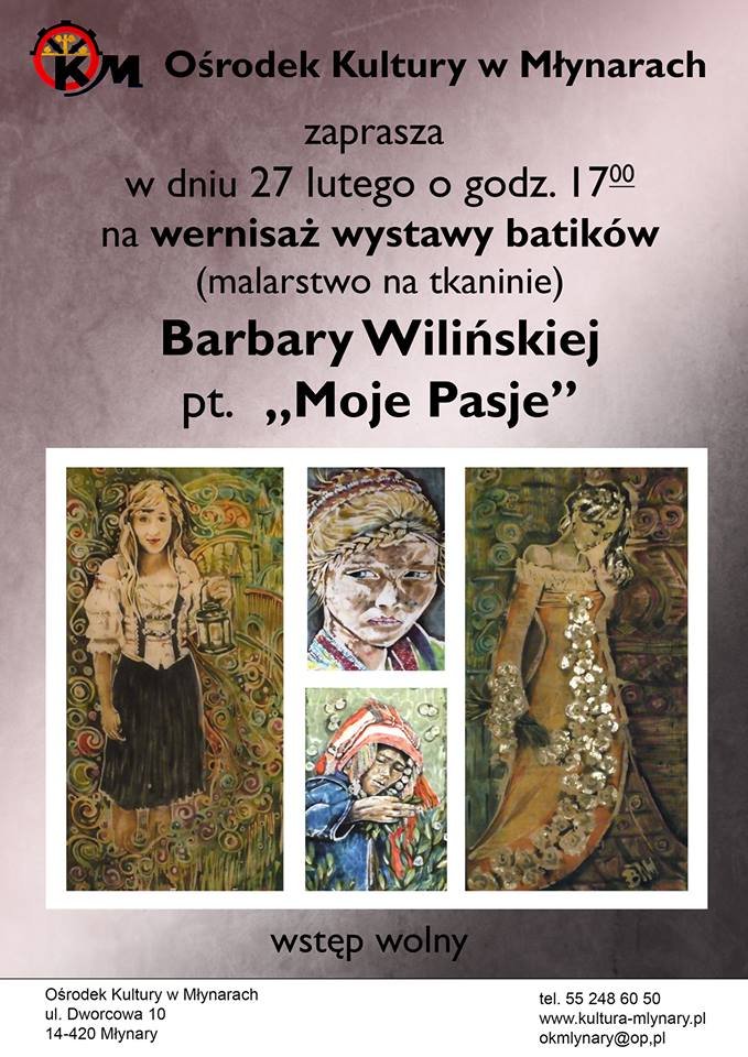 Moje pasje w Ośrodku Kultury w Młynarach