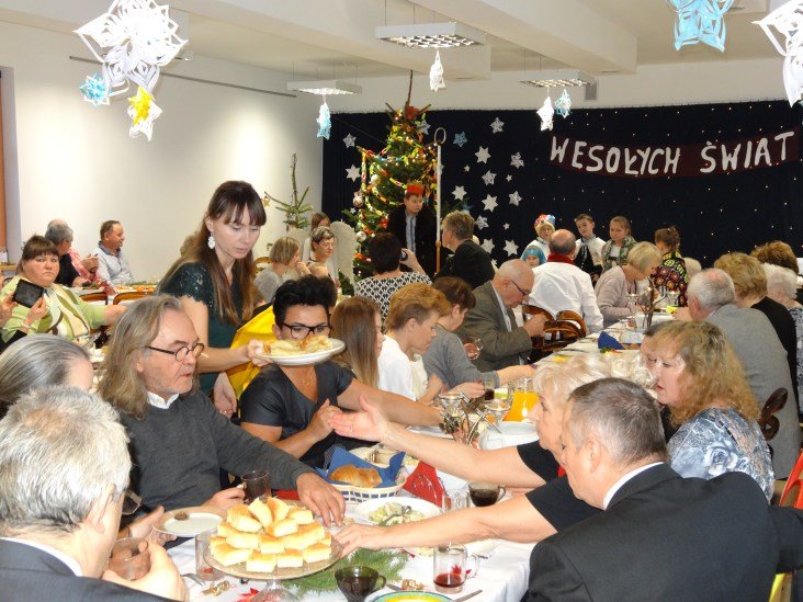 Po wigilii sołeckiej w Suchaczu