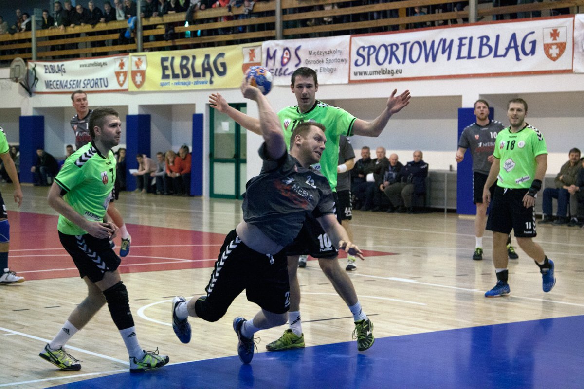 Meble Wójcik Elbląg pokonały SMS Gdańsk 38:26