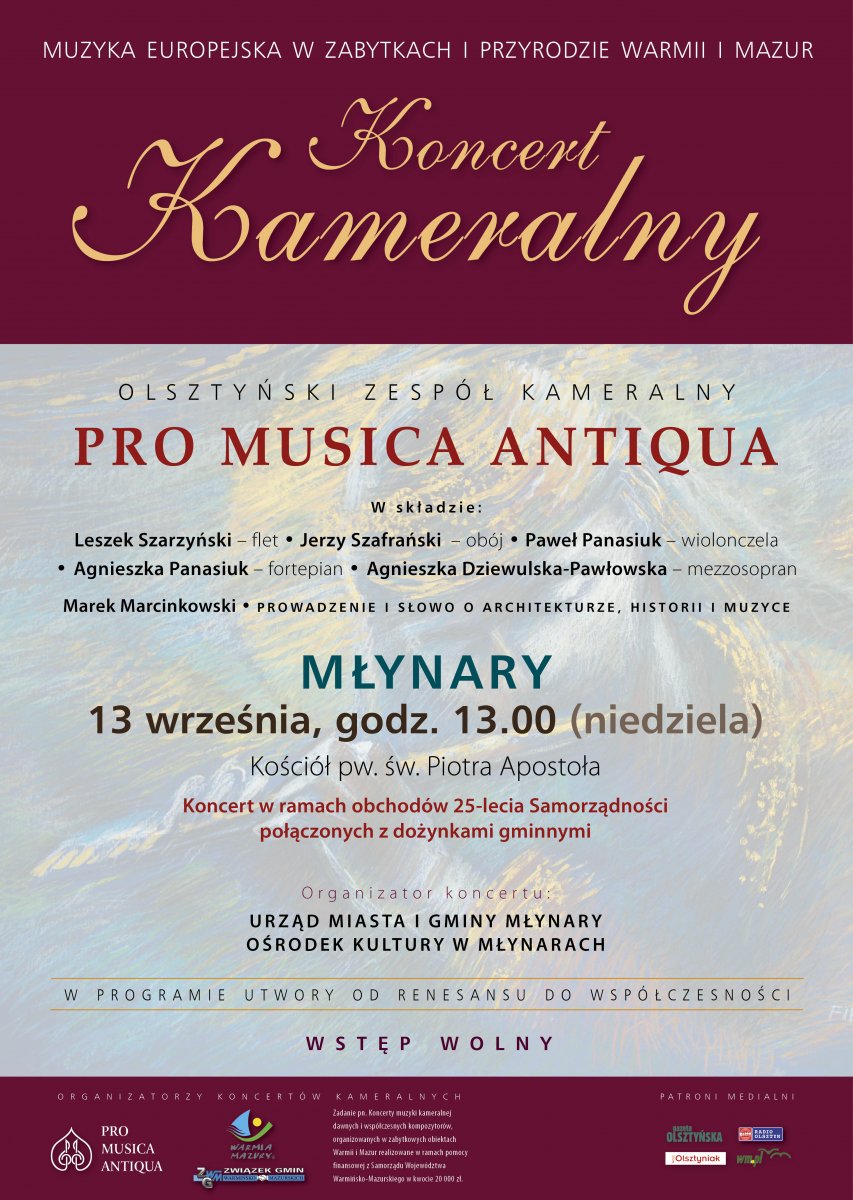 Muzyka kameralna w kościele św. Piotra Apostoła w Młynarach