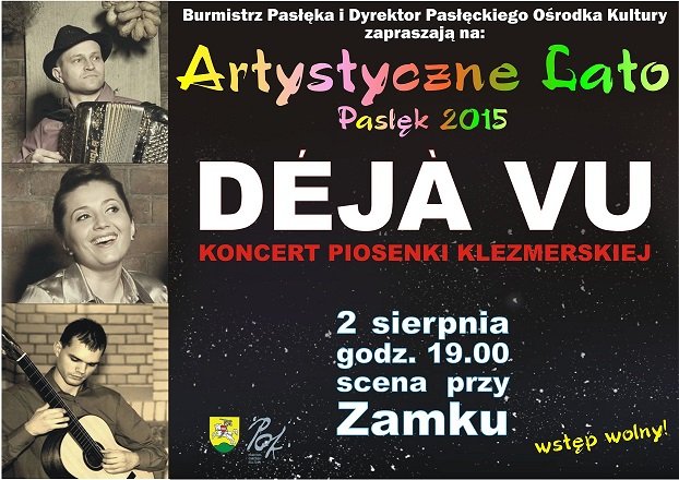 Koncert Deja vu na scenie przy zamku