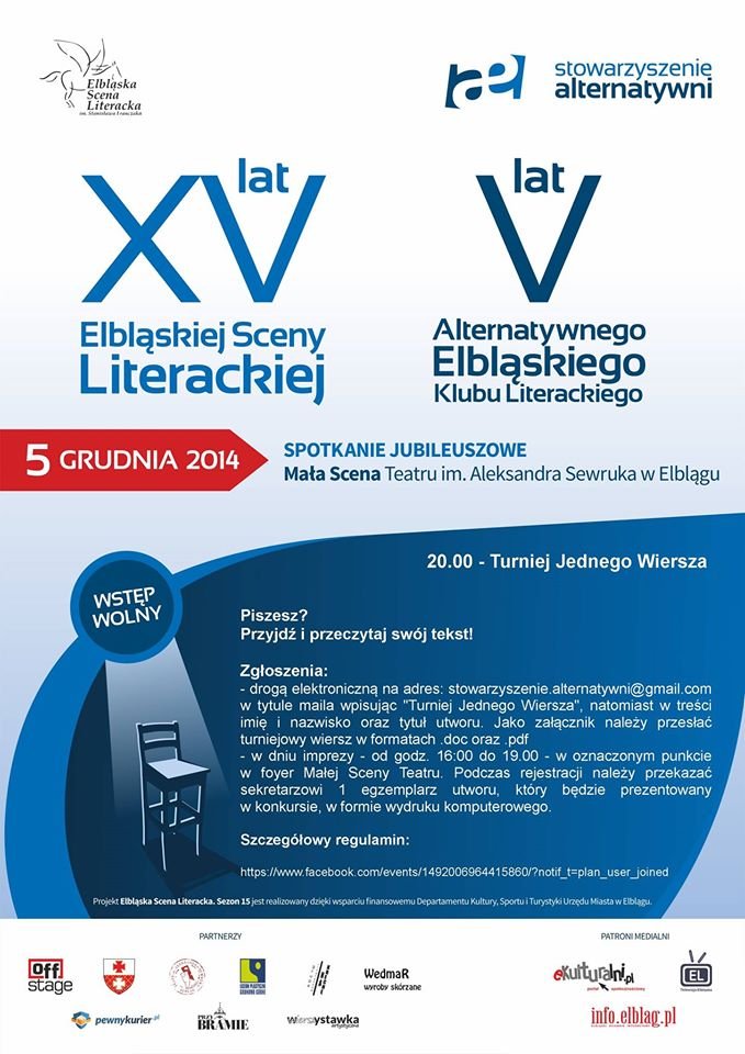Piszesz? Zgłoś się do turnieju jednego wiersza
