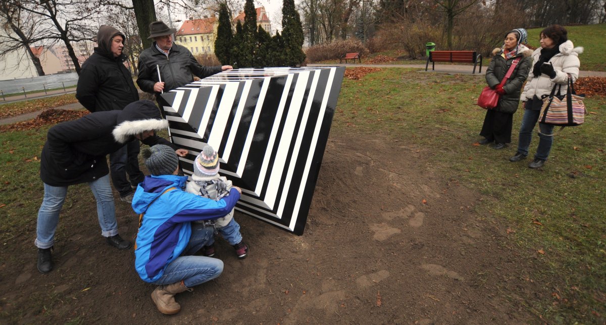 Nowa rzeźba w Parku Traugutta 