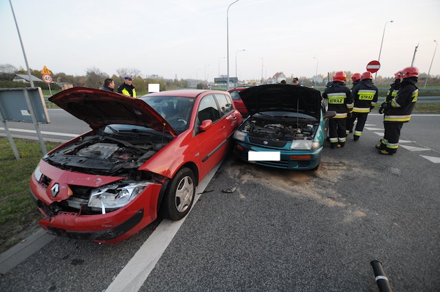 Zderzenie na węźle Elbląg Wschód. Nie ustąpił pierwszeństwa