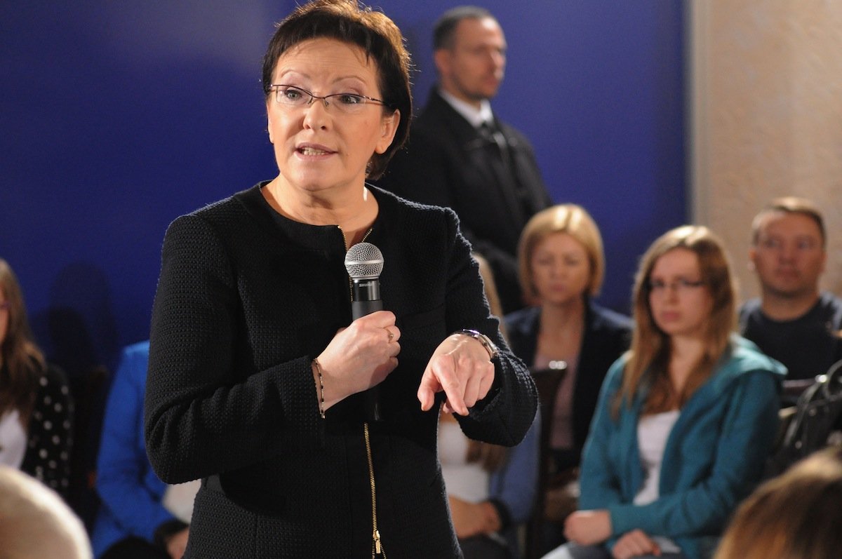 Premier Ewa Kopacz w Pasłęku. Spotkała się z przedsiębiorcami