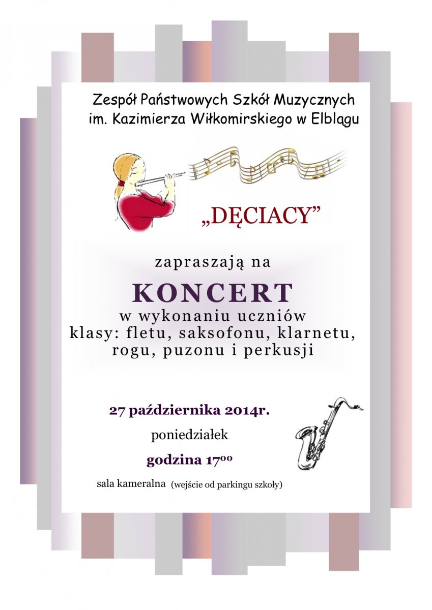 Koncert w szkole muzycznej. Wystąpią uczniowie z sekcji instrumentów dętych i perkusji