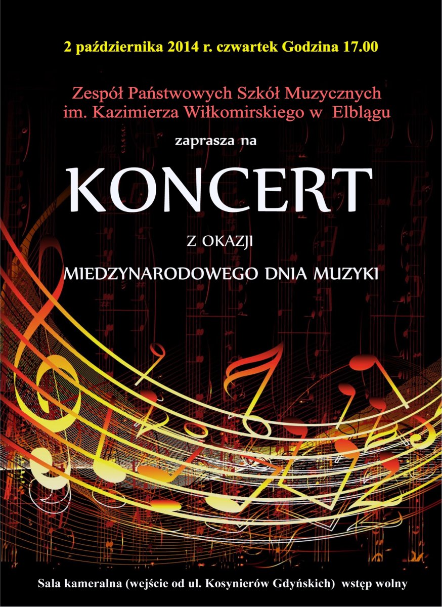 Szkoła muzyczna zaprasza na koncert